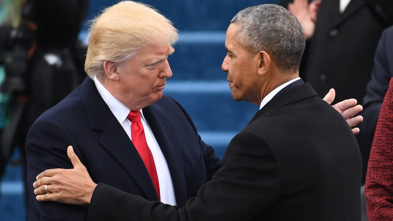 Donald Trump und Barack Obama bei der Amtsübergabe 2017: Eine mögliche Wiederwahl seines Nachfolgers bereitet Obama schlaflose Nächte.