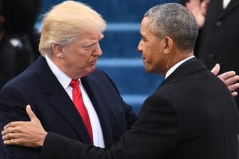 Donald Trump und Barack Obama bei der Amtsübergabe 2017: Eine mögliche Wiederwahl seines Nachfolgers bereitet Obama schlaflose Nächte.