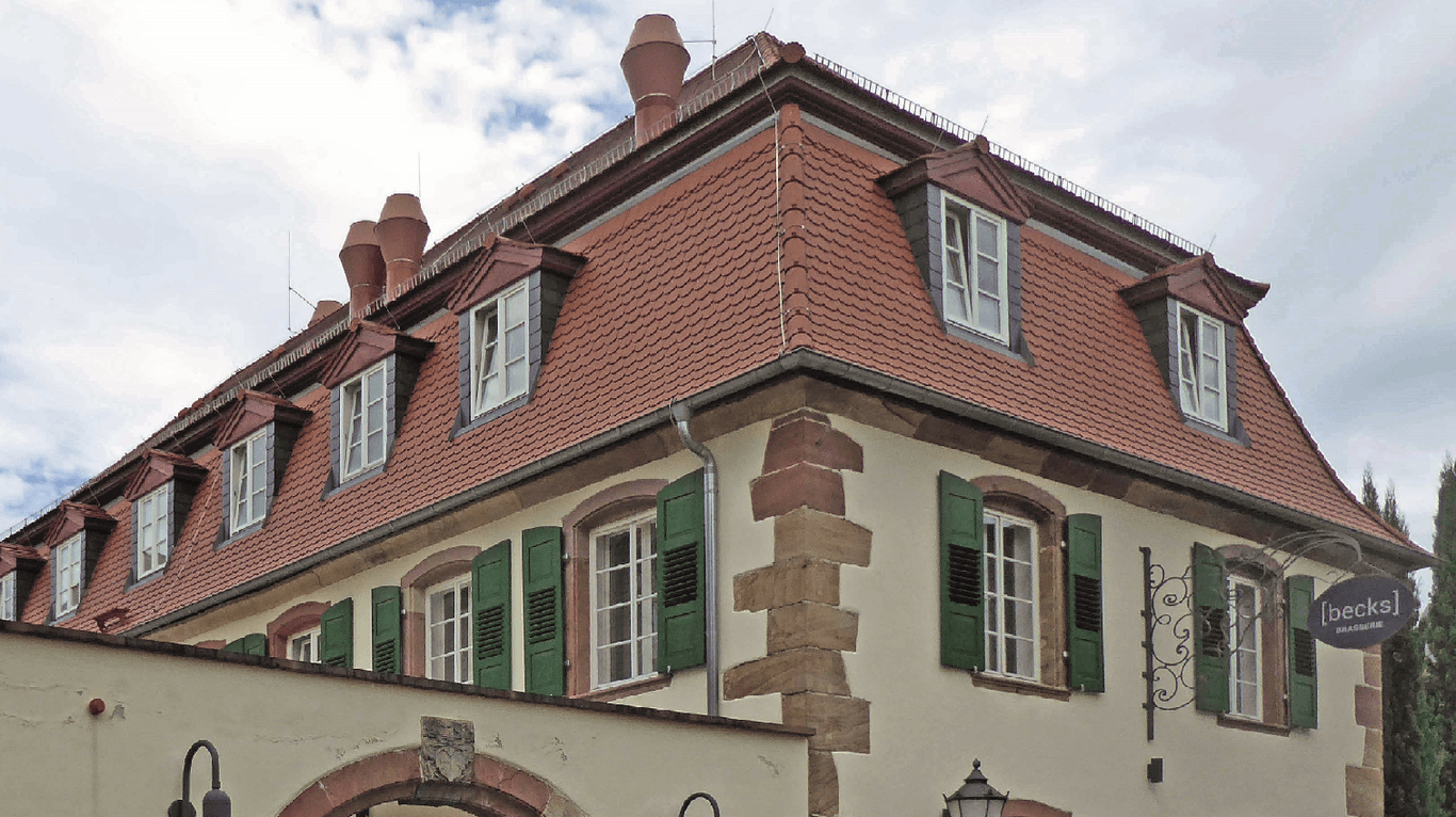 Das Schlosshotel in Bad Bergzabern.
