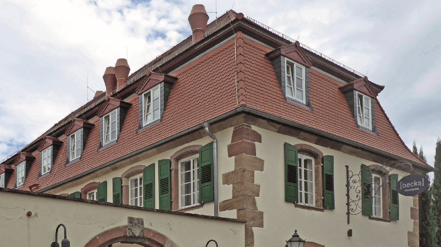 Das Schlosshotel in Bad Bergzabern.