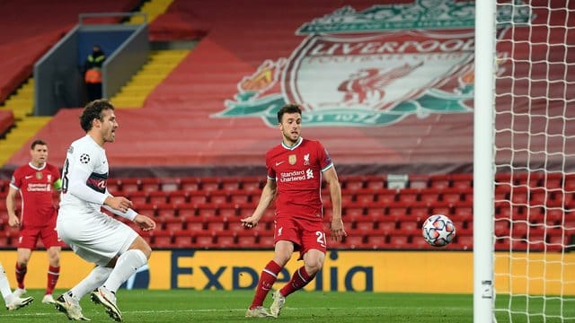 Diogo Jota brachte Liverpool gegen Midtjylland auf die Siegerstraße.