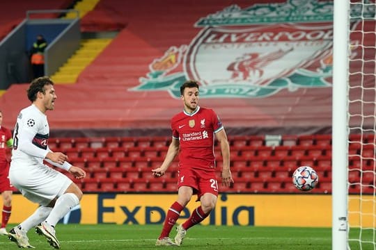 Diogo Jota brachte Liverpool gegen Midtjylland auf die Siegerstraße.