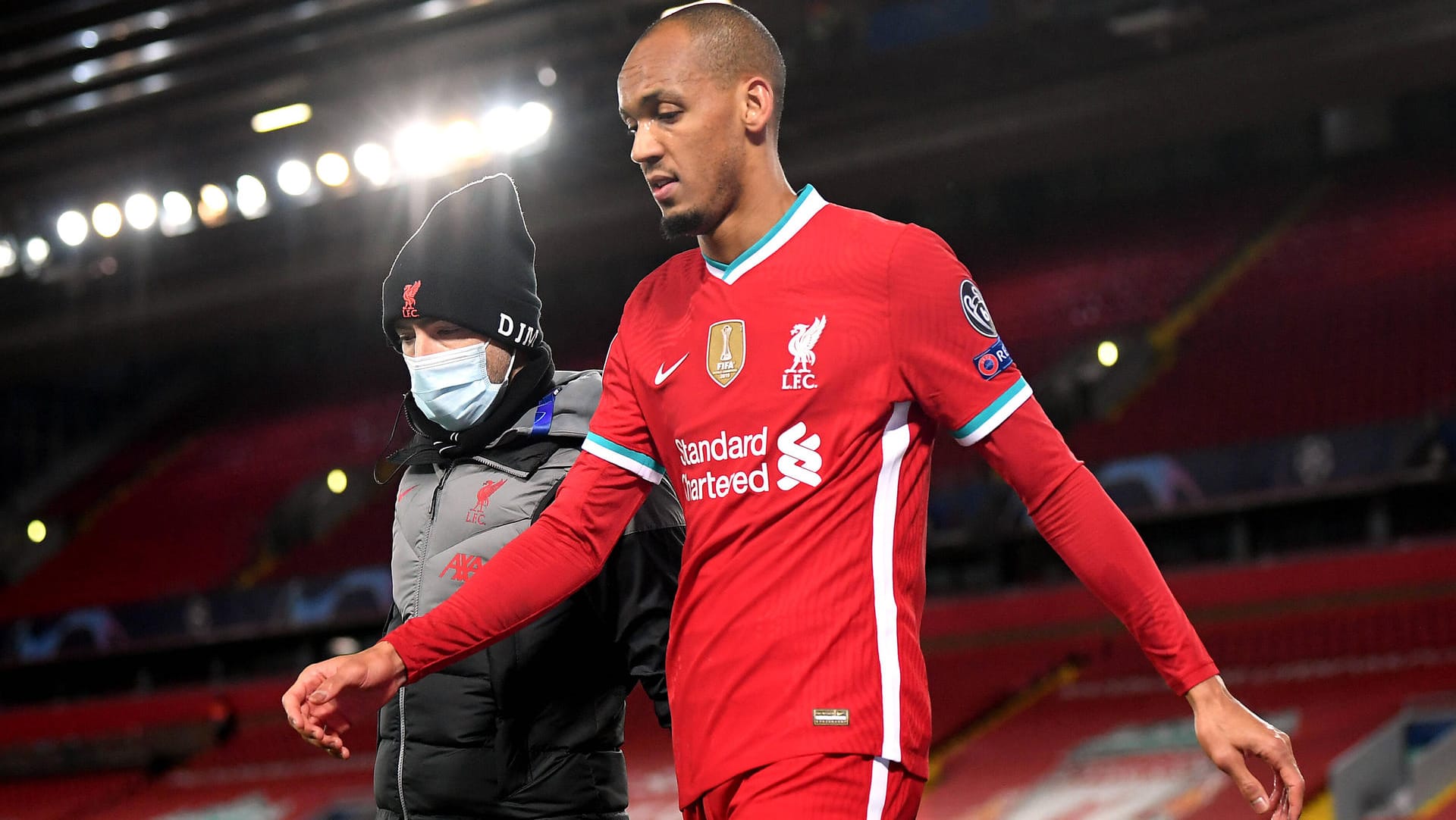 Fabinho: Der Brasilianer fällt vorerst aus.