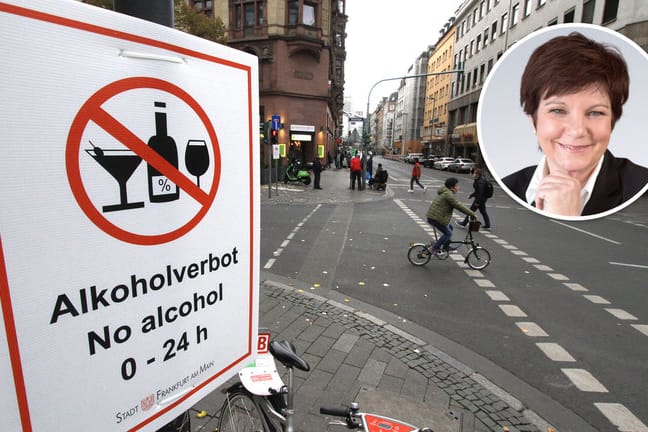 Alkoholverbotsschild (Symbolbild): Es drohen neue, schärfere Maßnahmen zur Eindämmung der Pandemie.