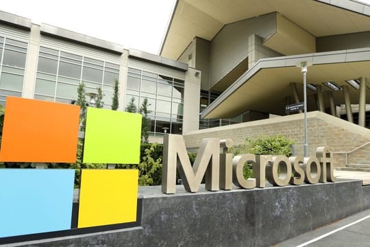 Das Microsoft Visitor Center in Redmond, Washington.