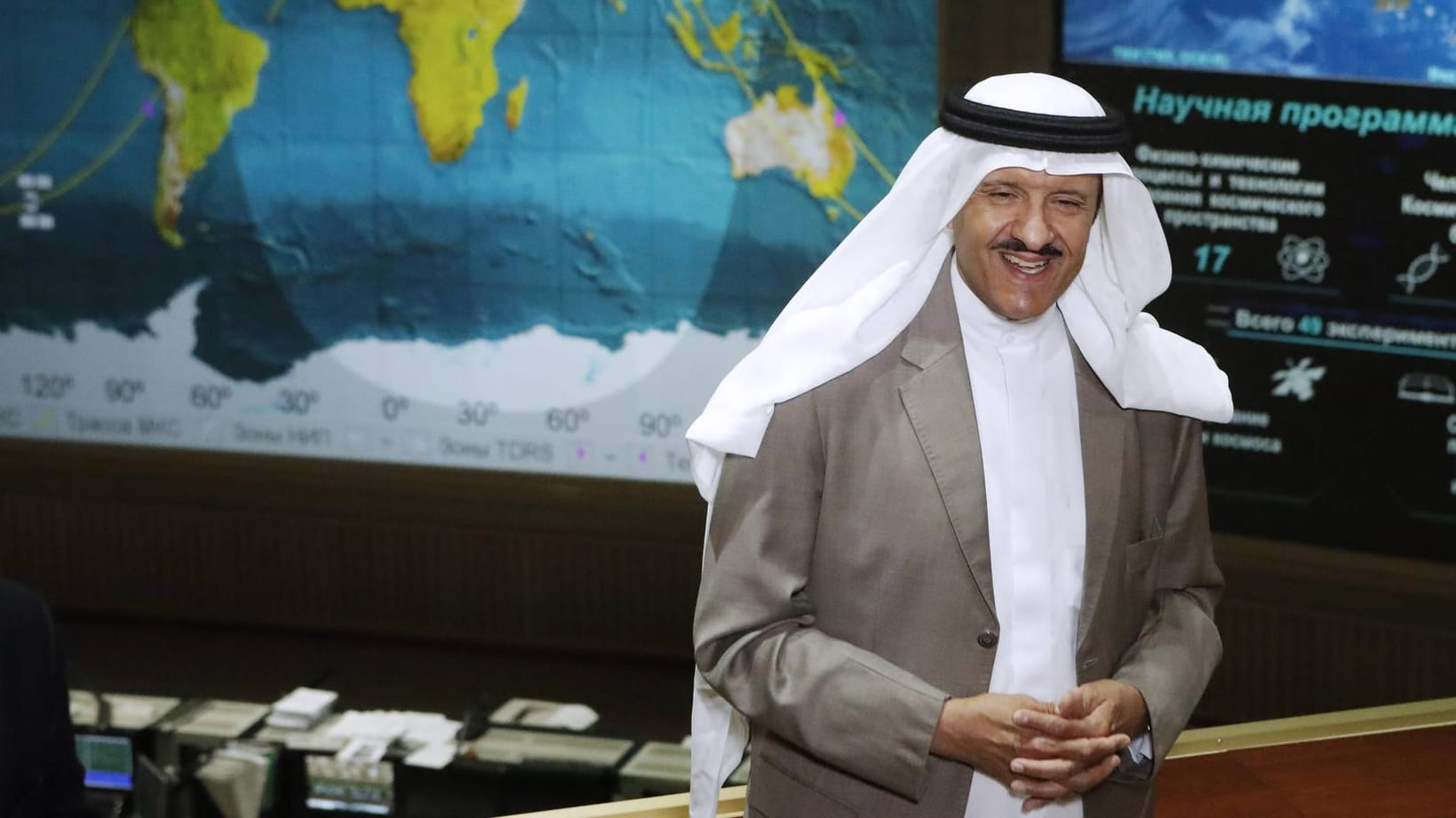 Prinz Sultan: Der Sohn des saudischen Monarchen König Salman war der erste arabische Astronaut. Prinz Sultan: Der Sohn des saudischen Monarchen König Salman war der erste arabische Astronaut.