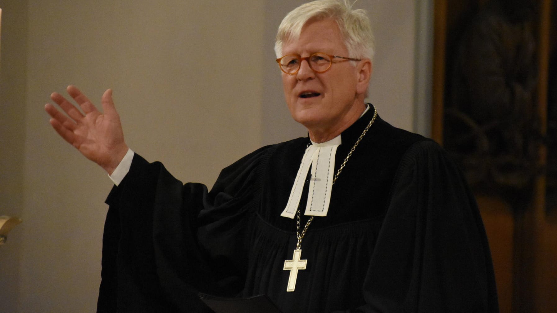 Bedford-Strohm in der Münchner Frauenkirche. Der 60-Jährige will nicht mehr für EKD-Vorsitz kandidieren. Bedford-Strohm in der Münchner Frauenkirche. Der 60-Jährige will nicht mehr für EKD-Vorsitz kandidieren.