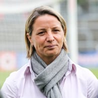 Inka Grings: Die heute 41-Jährige spielte von 1996 bis 2012 in der Nationalmannschaft.