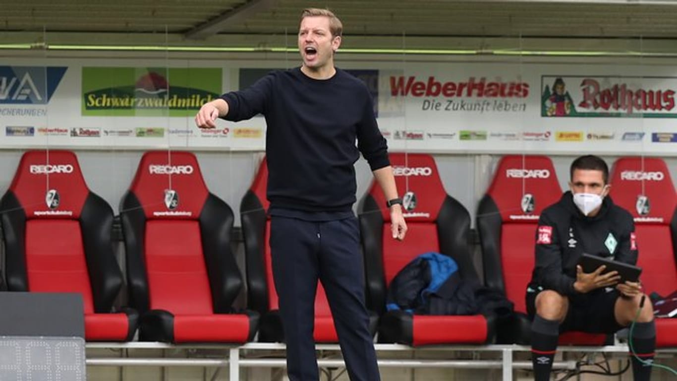 Trainer Florian Kohfeldt feiert sein dreijähriges Jubiläum beim SV Werder Bremen.