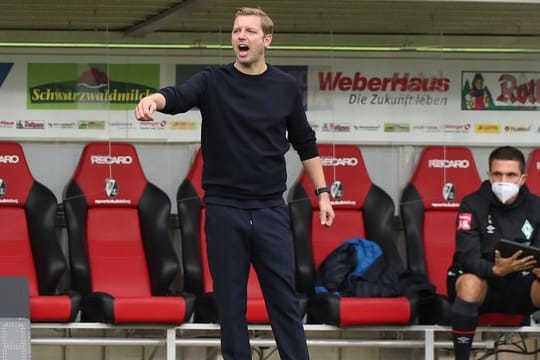 Trainer Florian Kohfeldt feiert sein dreijähriges Jubiläum beim SV Werder Bremen.