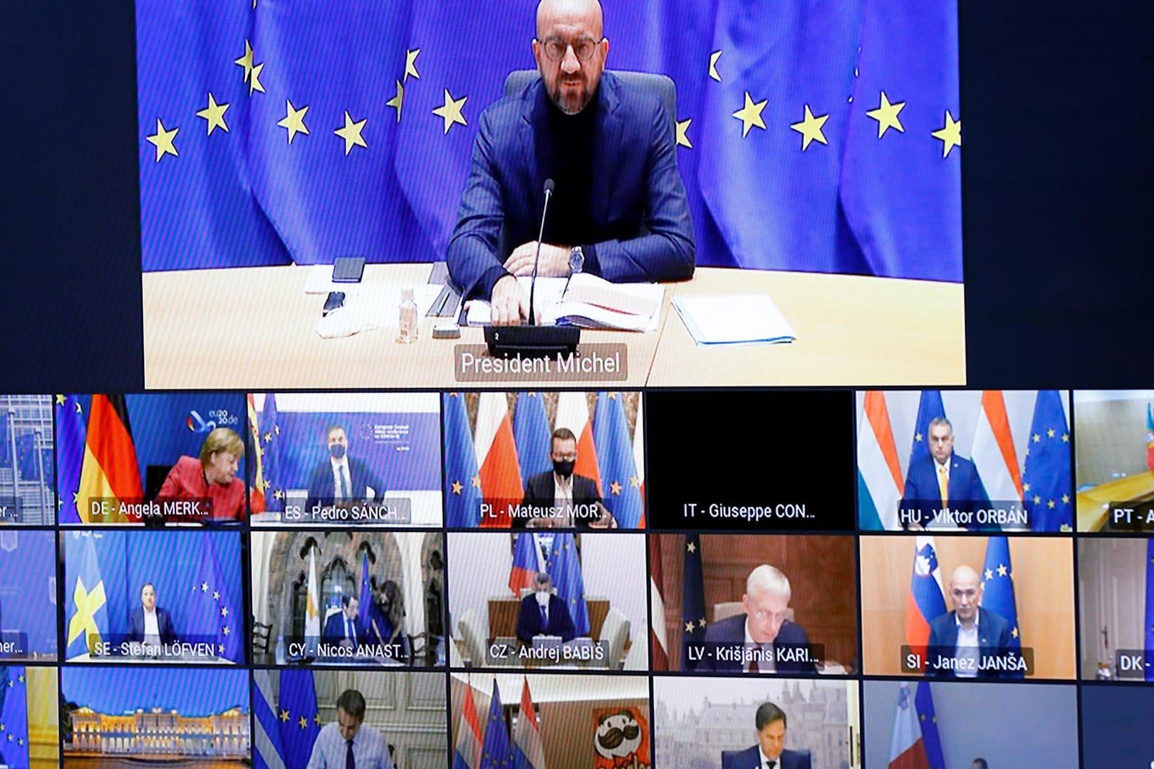EU-Videogipfel zur Corona-Pandemie: Die 27 EU-Staaten wollen gemeinsam gegen das Virus kämpfen.