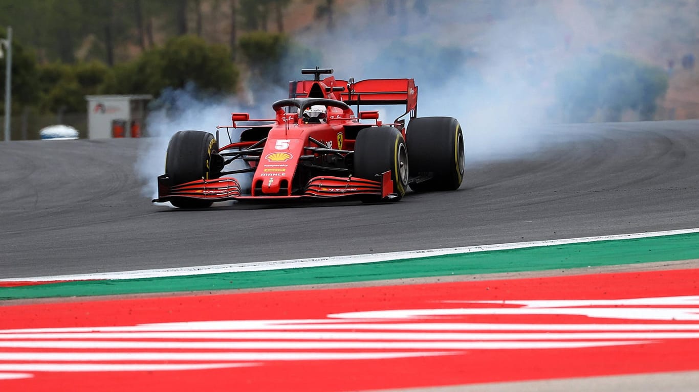 Sebastian Vettel am vergangenen Wochenende beim Großen Preis von Portugal. Auf den viermaligen Weltmeister und Ferrari kommt nun das dritte "Heimrennen" der Saison zu.