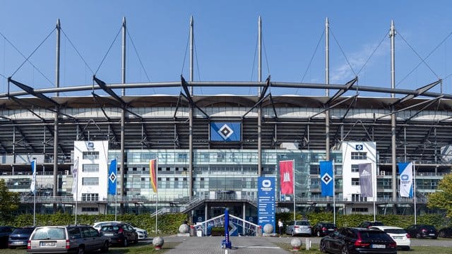 Das Volksparkstadion im Hamburg.