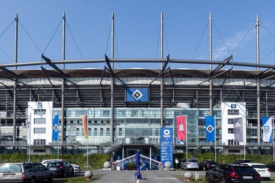 Das Volksparkstadion im Hamburg.