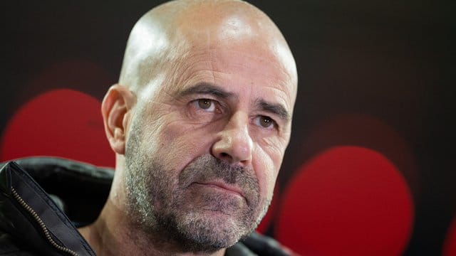 Leverkusens Trainer, Peter Bosz.