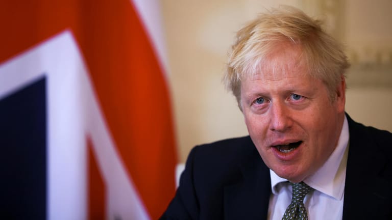 Der britische Premier Boris Johnson: Die Zahlen der Neuinfektionen sind in Großbritannien massiv gestiegen.