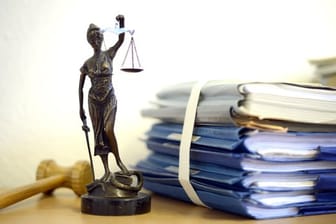 Eine modellhafte Nachbildung der Justitia