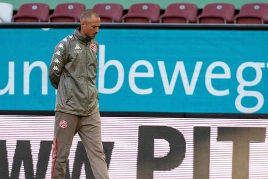Musste mit Mainz in Augsburg die sechste Saisonpleite hinnehmen: 05-Coach Jan-Moritz Lichte.