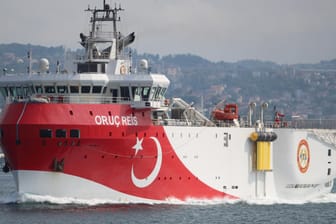 Das türkische Erkundungsschiff "Oruç Reis": Die Mission wurde nun erneut verlängert.