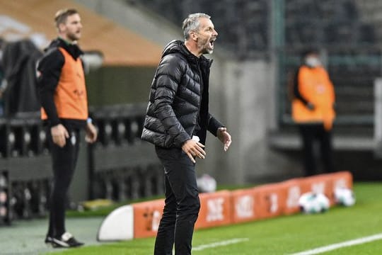 Siegte mit Gladbach im Topspiel gegen Leipzig: Trainer Marco Rose.