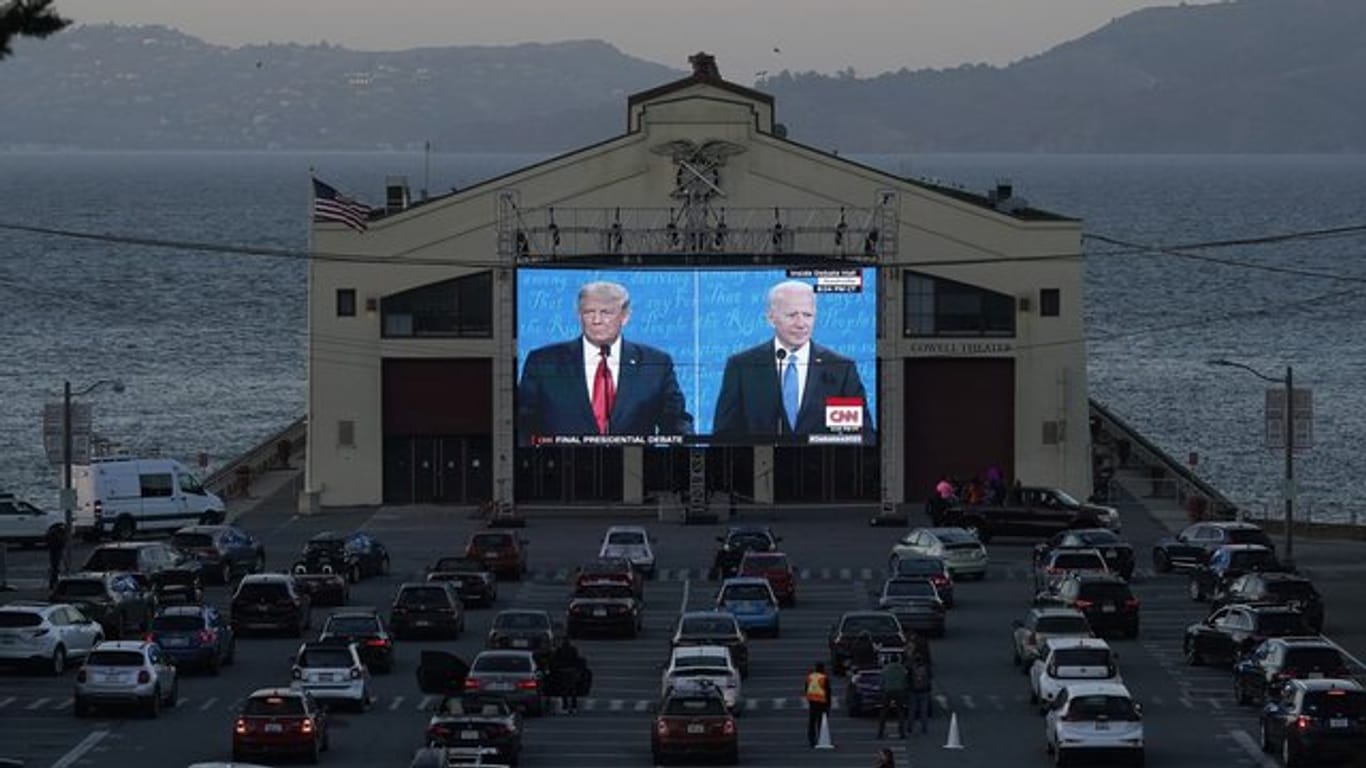 Übertragung in San Francisco: Das letzte TV-Duell zwischen Trump und Biden.