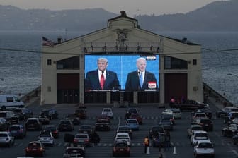 Übertragung in San Francisco: Das letzte TV-Duell zwischen Trump und Biden.