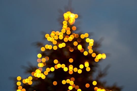 Mit der richtigen Lichterkette kann man an Weihnachten Strom und Geld sparen.