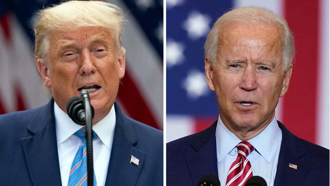 Donald Trump und Joe Biden: Beide Kontrahenten ringen am 3. November um die US-Präsidentschaft.