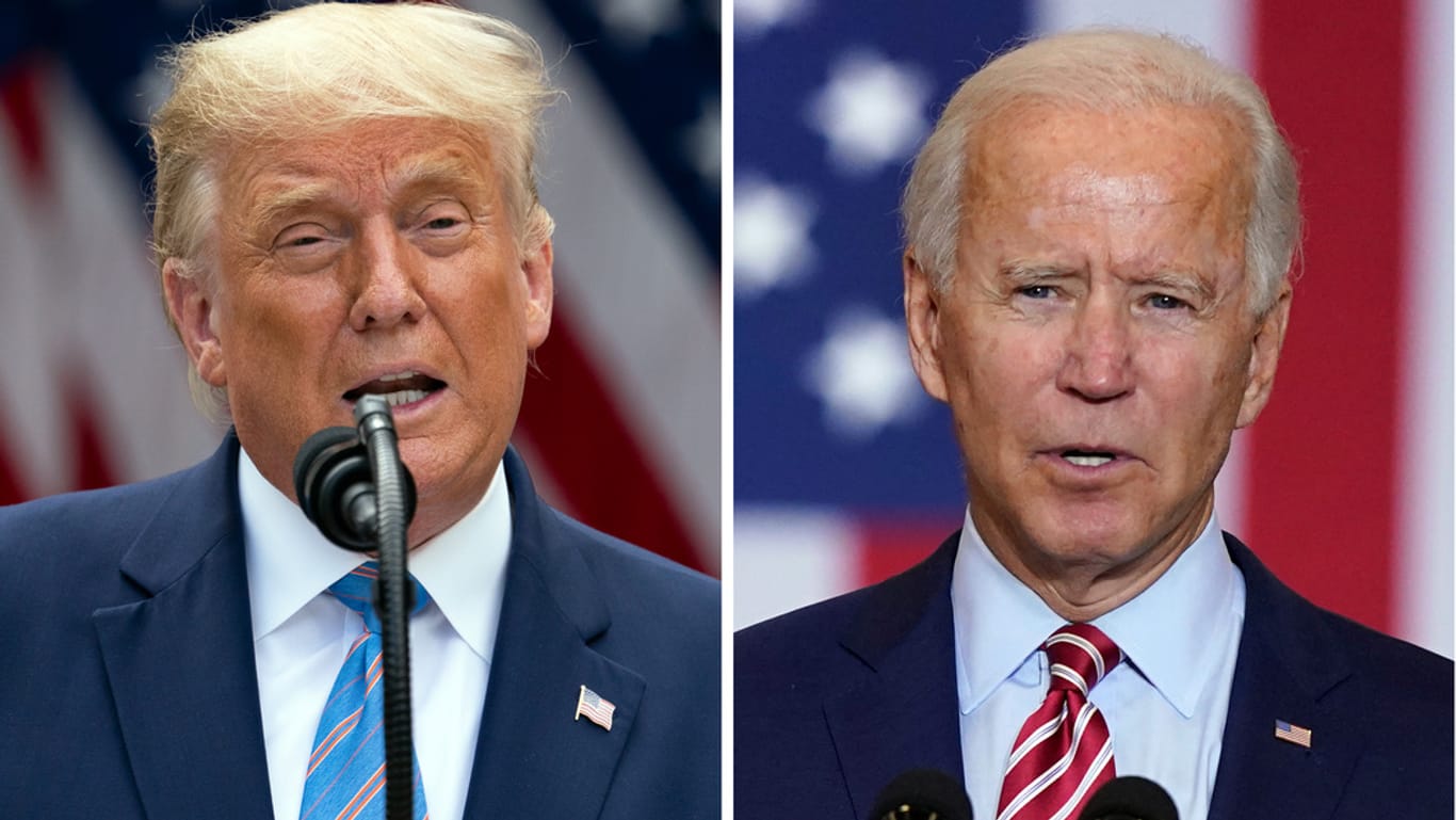 Donald Trump und Joe Biden: Beide Kontrahenten ringen am 3. November um die US-Präsidentschaft.
