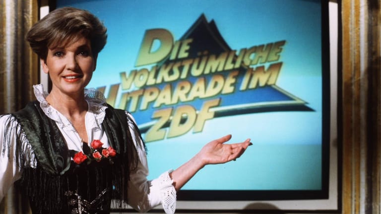 "Die volkstümliche Hitparade": Carolin Reiber moderierte die Show zehn Jahre lang.