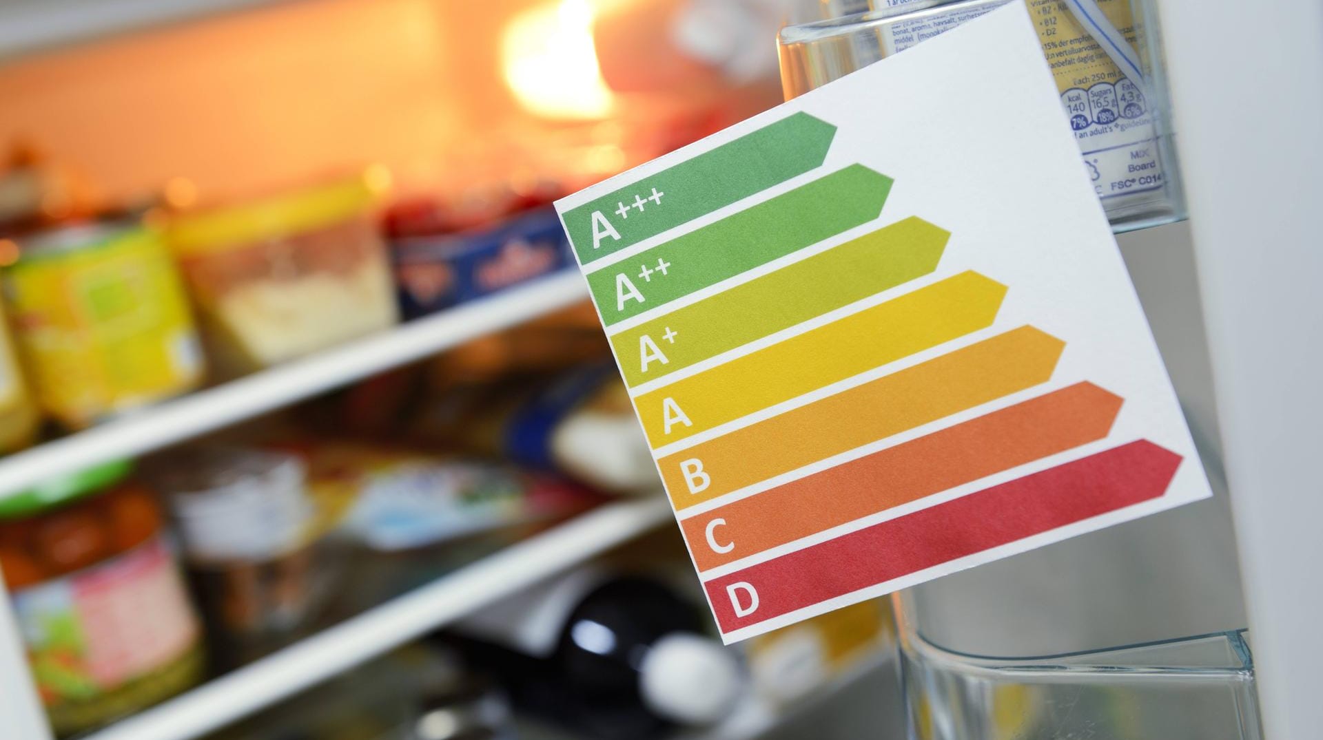 Energielabel: Ab März 2021 wird es die Klassen A+, A++ und A+++ nicht mehr geben.