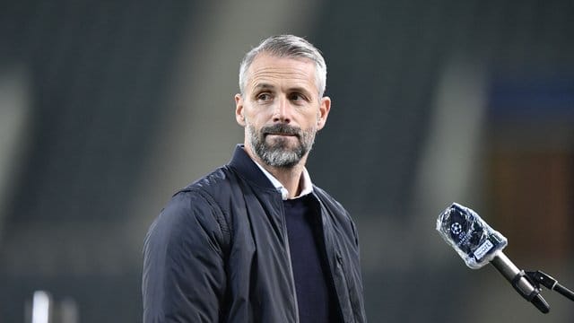 Ist mit Borussia Mönchengladbach bei Schachtjor Donezk gefordert: Trainer Marco Rose.