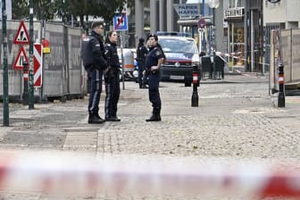 Bewaffnete Polizisten im Zentrum der österreichischen Hauptstadt.