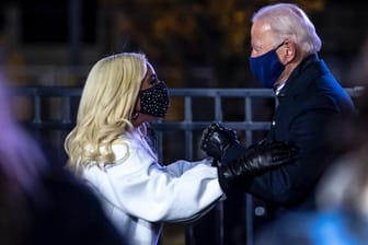 Lady Gaga und Joe Biden: Die Sängerin unterstützt den Präsidentschaftskandidaten.