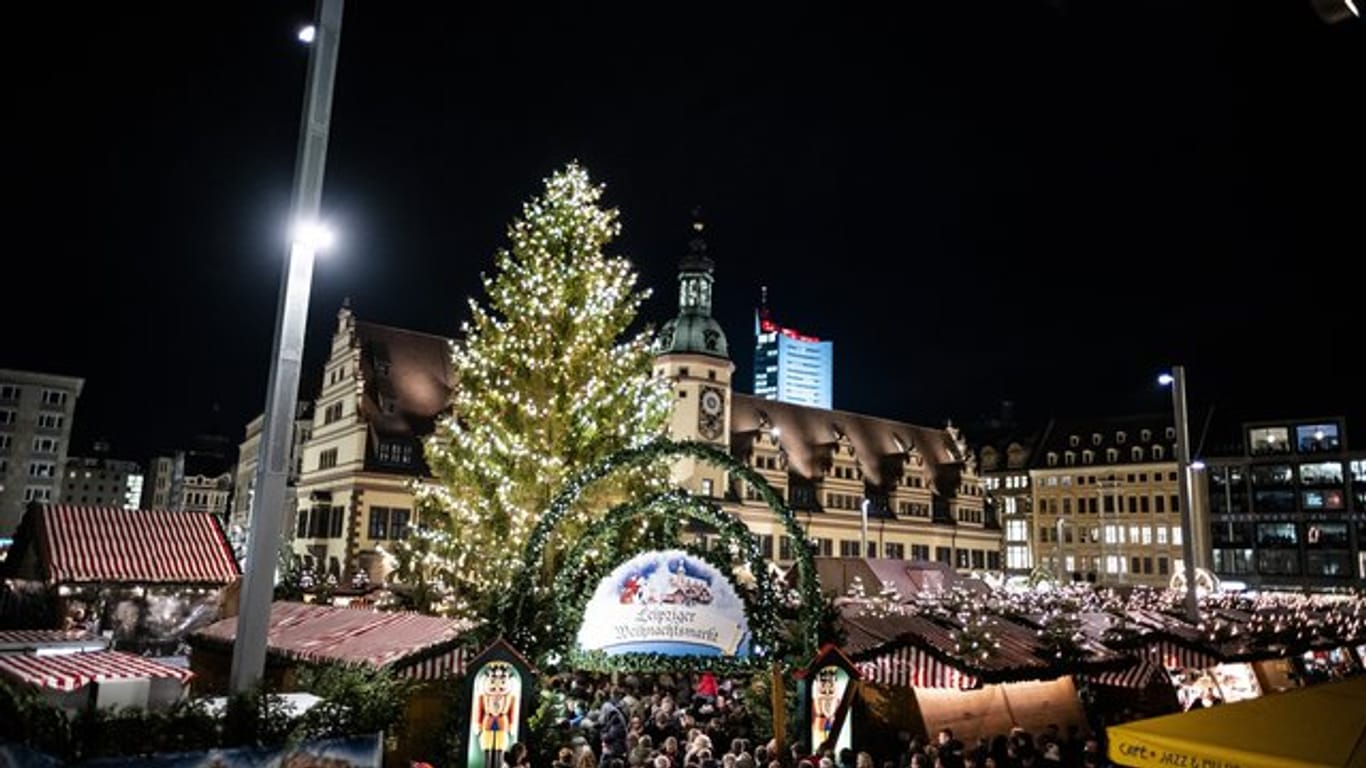 Eröffnung des Leipziger Weihnachtsmarktes 2019