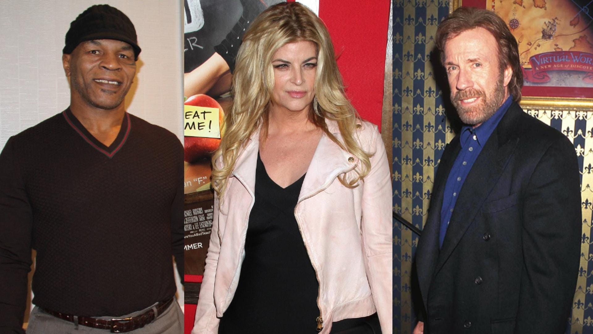 Mike Tyson, Kirstie Alley und Chuck Norris: Sie stimmen für Donald Trump.