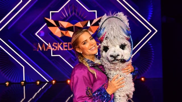 Gar kein zotteliges Wolltier: Aushilfs-Alpaka Sylvie Meis muss bei "The Masked Singer" die Hufen schwingen.