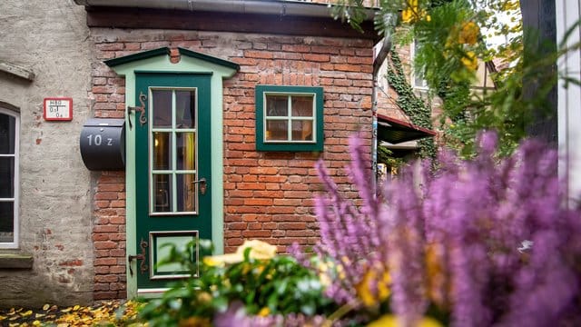 Außenansicht vom kleinsten Haus Bremens.