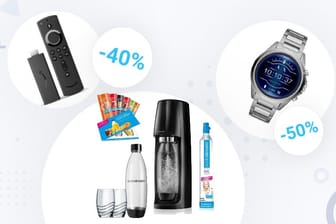 Schnäppchen-Angebote bei Amazon: Armani Smartwatch, Fire TV Stick und SodaStream Wassersprudler reduziert.