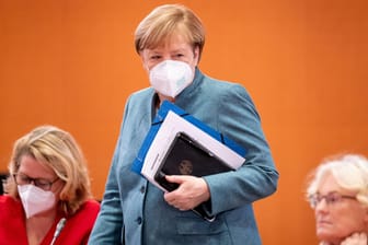 Bundeskanzlerin Angela Merkel: Das neue Gesetz soll den Corona-Maßnahmen mehr Standfestigkeit vor Gericht verleihen.