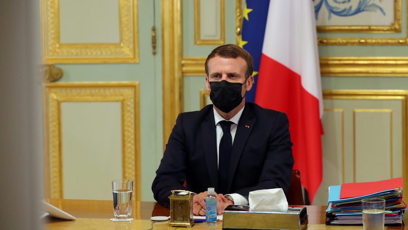 Frankreichs Präsident Emmanuel Macron: Unter seinem Vorsitz fand die Regierungssitzung statt.