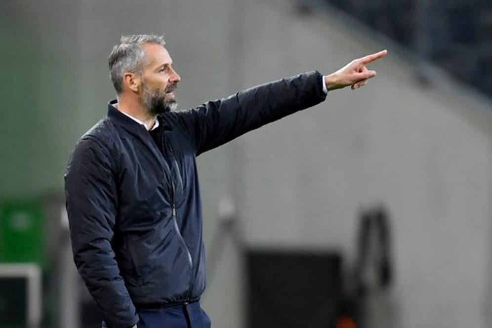 Ist mit Gladbach in Leverkusen gefordert: Borussia-Coach Marco Rose.
