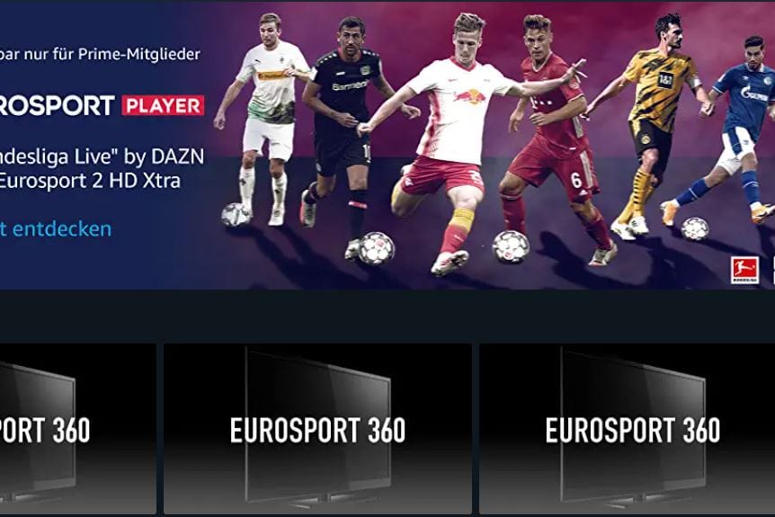 Amazon Prime Eurosport Player: Amazon bietet den Eurosport Player für einen Cent an.