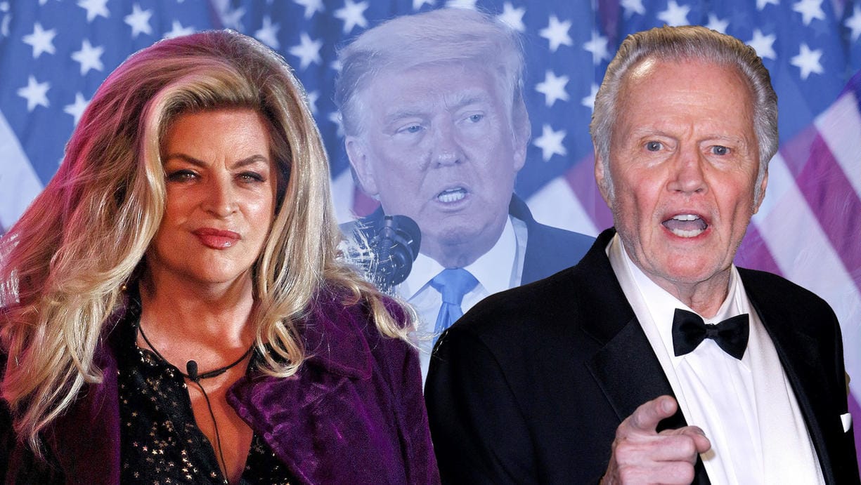 Kirstie Alley und John Voight: Sie gelten als Unterstützer von Donald Trump.