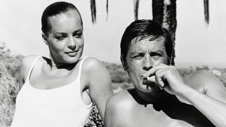 Romy Schneider und Alain Delon: Die beiden spielten 1968 im Film "Swimming Pool" zusammen.