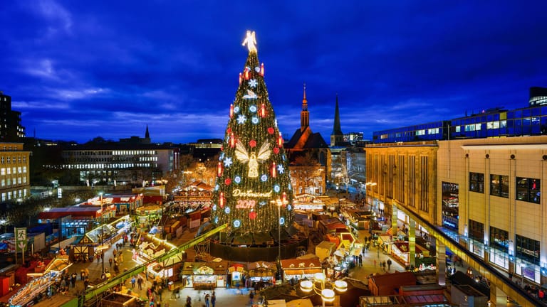 Weihnachtsmarkt in Dortmund: Die Stadt lässt den Markt in diesem Jahr wegen der Corona-Pandemie ausfallen.