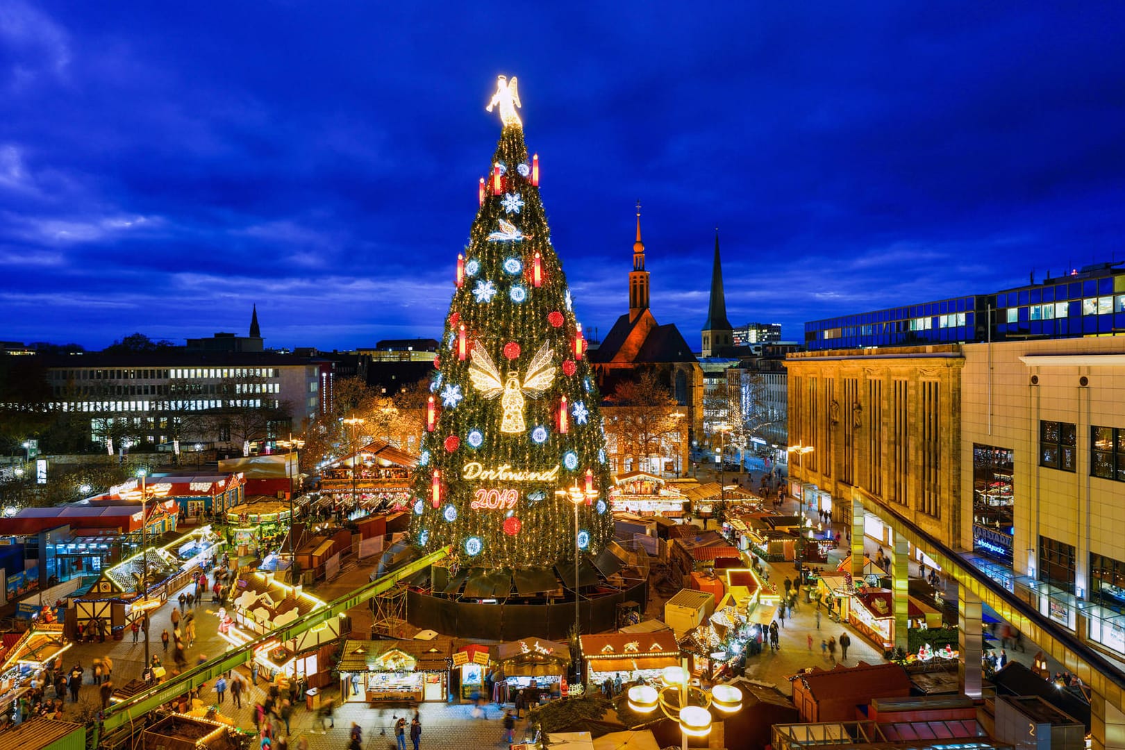 Weihnachtsmarkt in Dortmund: Die Stadt lässt den Markt in diesem Jahr wegen der Corona-Pandemie ausfallen.