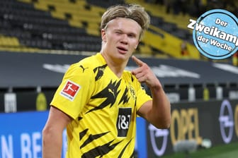 BVB-Hoffnungsträger Erling Haaland: Der Stürmer hat in seinen insgesamt 29 Pflichtspielen für Dortmund 27 Tore erzielt.