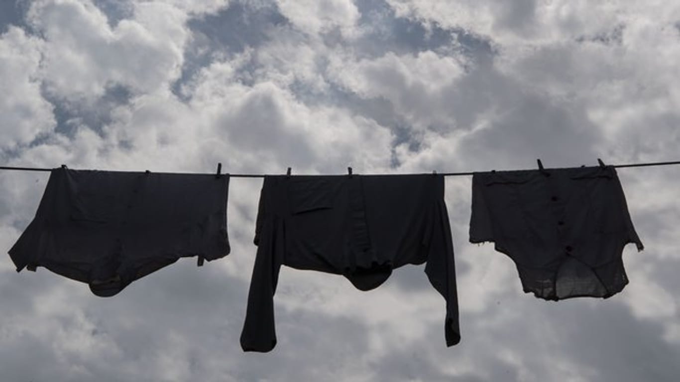 Wäsche: Nicht jeder Tag im Winter eignet sich zum Wäschetrocknen.