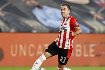 Stand vor rund drei Jahren zuletzt im Auswahlkader: Mario Götze für PSV Eindhoven in Aktion.